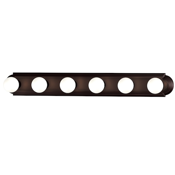 Maxim Lighting Essentials 6-Light 36" Wide Oil Rubbed Bronze Vanity Light 7126OI - main